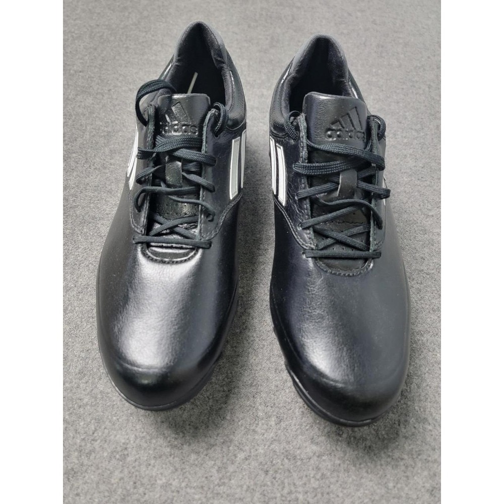 Adidas Adizero Men's Black Leather Golf Shoes Spikeless Cleats US 8.5